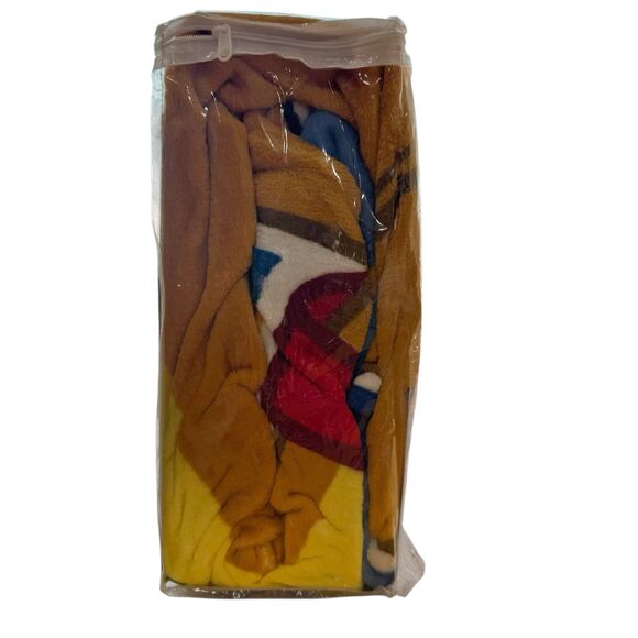 Zippy Sack Dog Puppy Fleece Bed Spread Comforter With Zipper Kids Full Size NEW - Picture 3 of 13